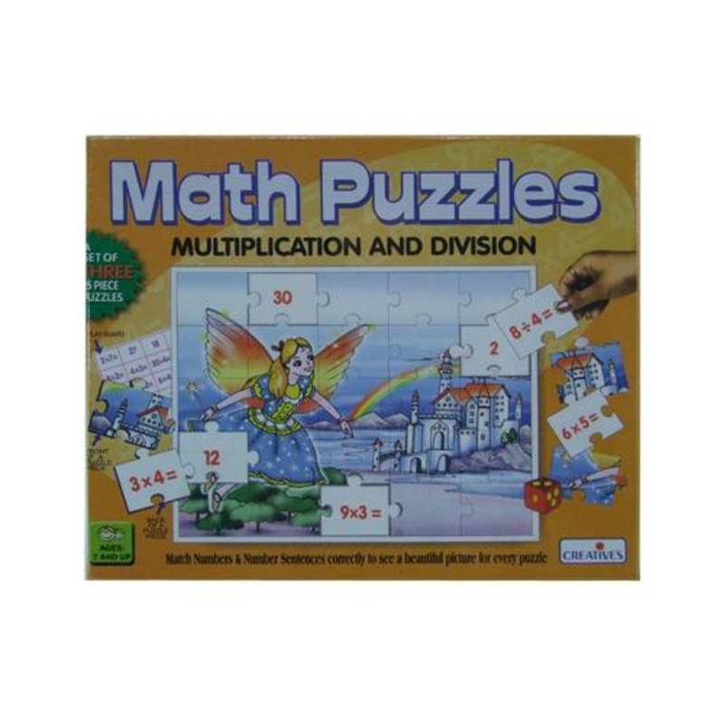 0734 Math Puzzles Multiplication & Division