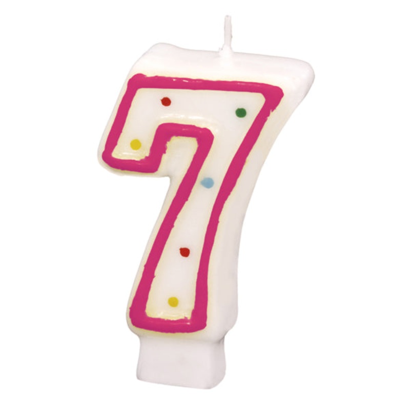 550287 Birthday Candle 7