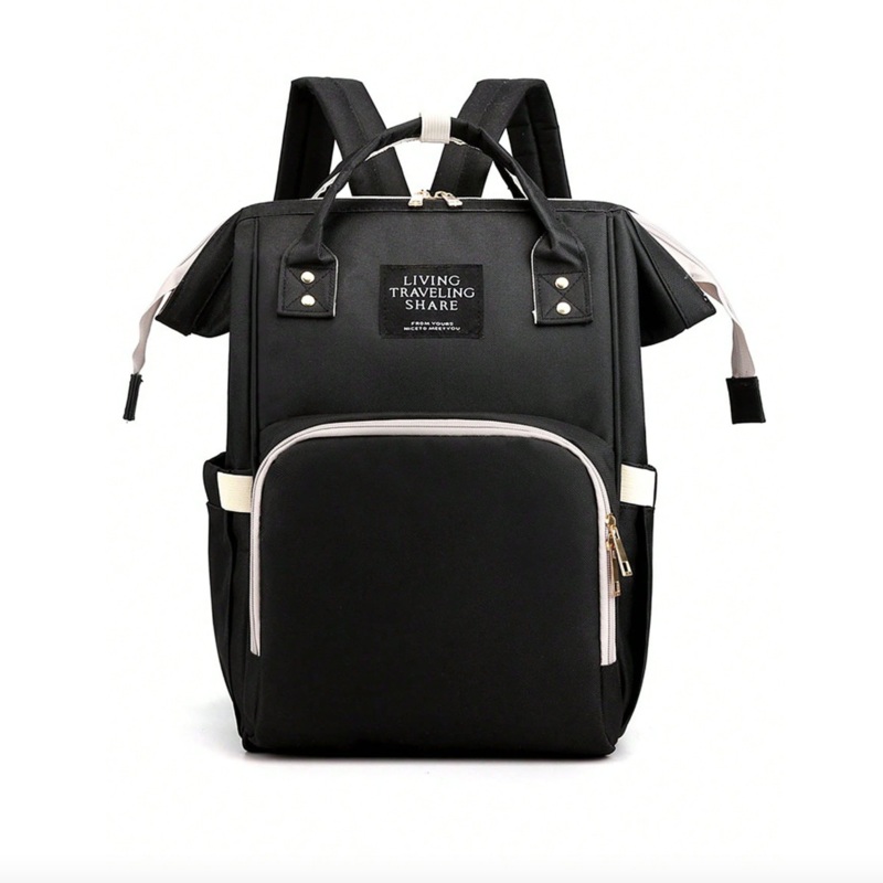 Baby Diaper Bag Backpack Black