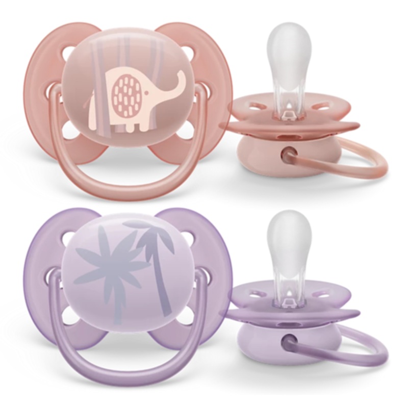 Philips Avent Ultra Soft Pacifier 0-6M GIRL