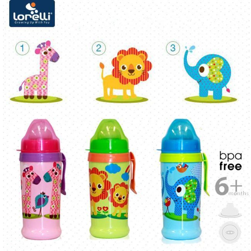 Cup Clip N Go Sipper Non Spill 360 ml pink