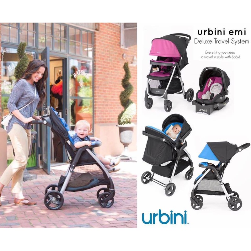 Emi travel system blak-blue