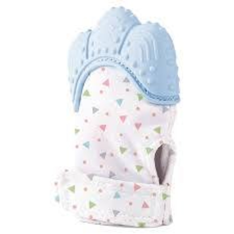 Tooth scarifying gloves pink and blue PINK