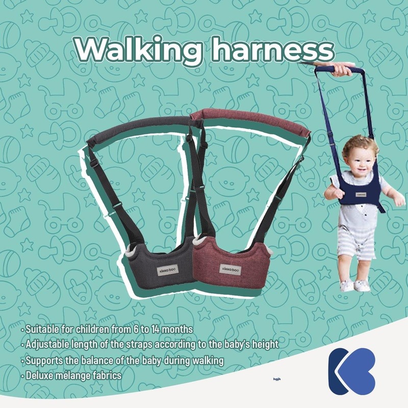 Walking Harness Siya dark red