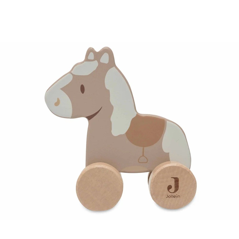 Jollein Wooden Horse on Wheels – Preorder