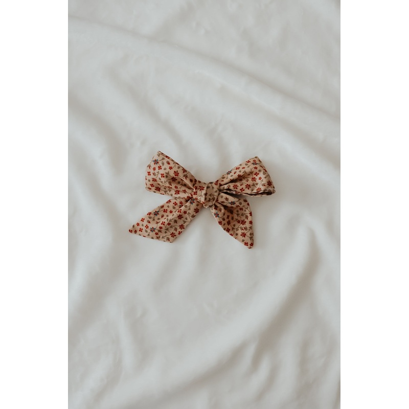 Poinsettia Bow Clips Pinwheel Bow Clip