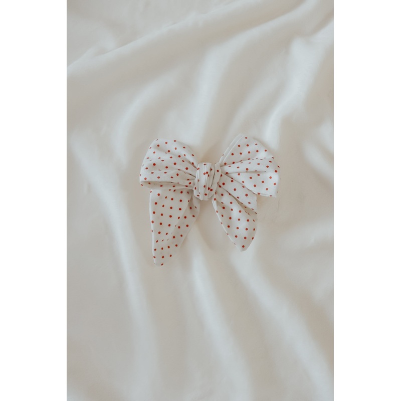 Ruby Bow Clips Mini Pinwheel Bow Clip