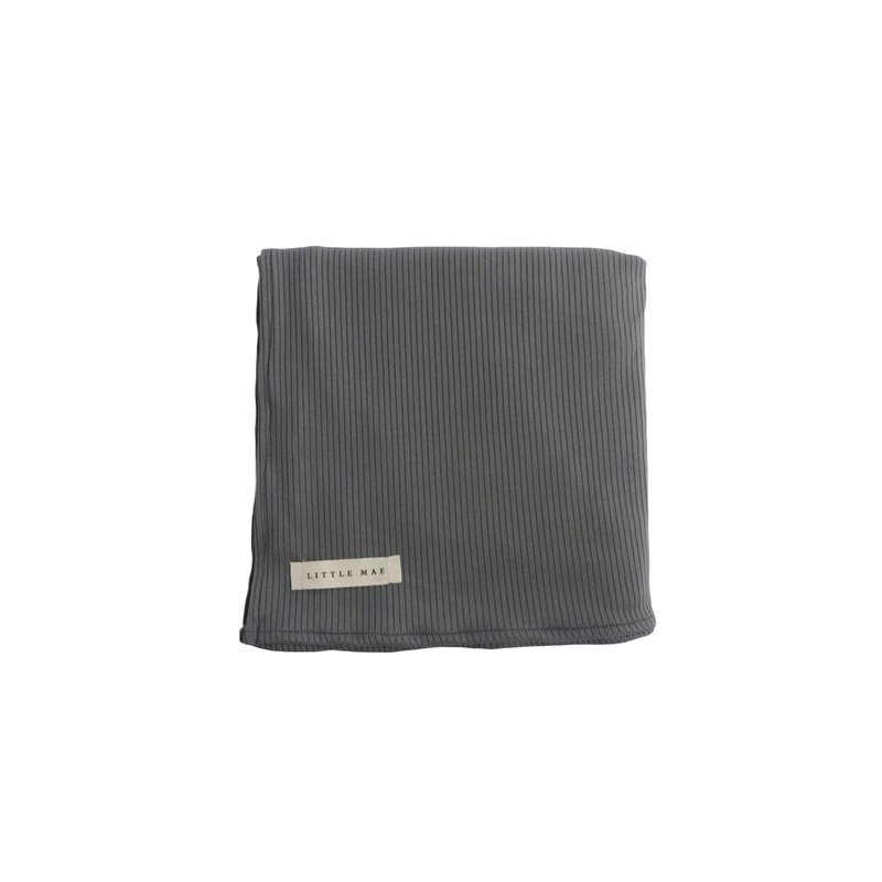 Stone Ribbed Stretch Swaddle