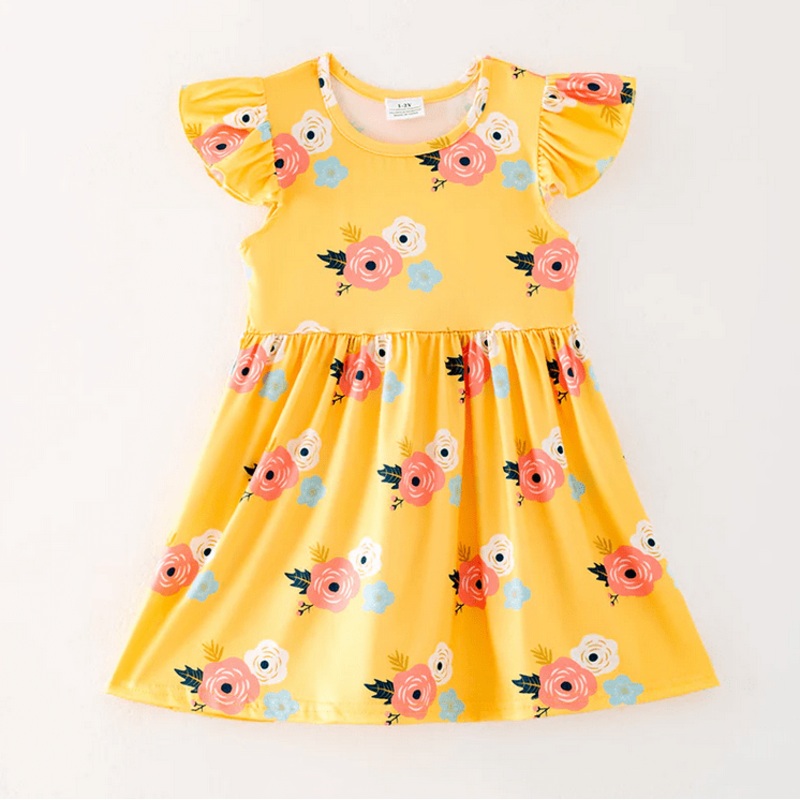 Summer Sunshine Floral Playwear Dress 1-2 YEAR