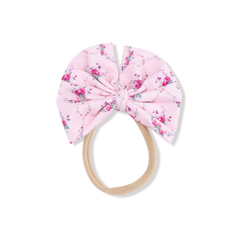 Big Bow On Soft Headband O/S