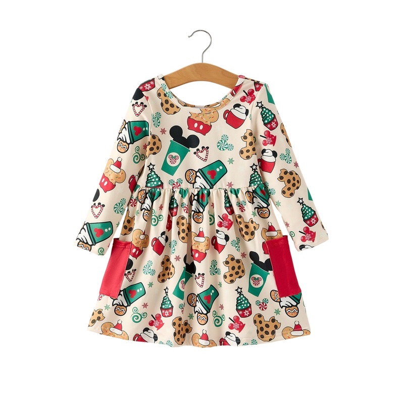 Christmas Merry Moments: Cupcakes, Cookies, And Candy Holiday Dress For Girls 2